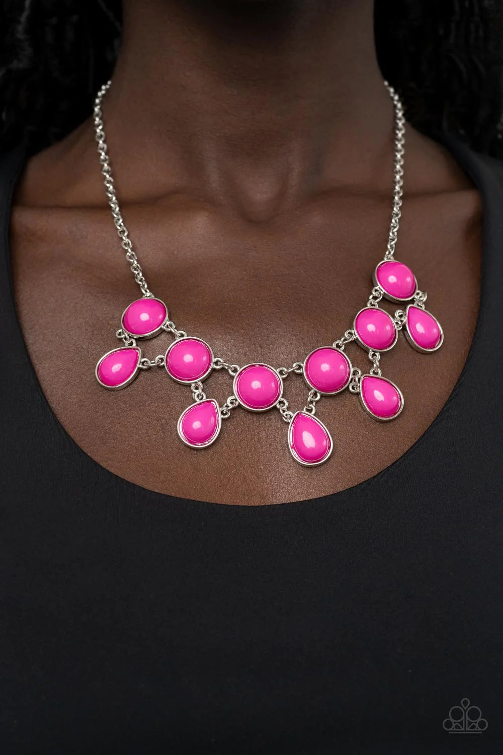 Paparazzi Very Valley Girl - Pink Necklace