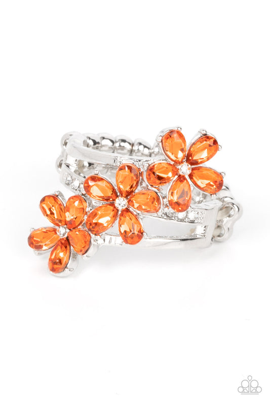 Posh Petals - Orange  Ring P4DA-OGXX-041XX