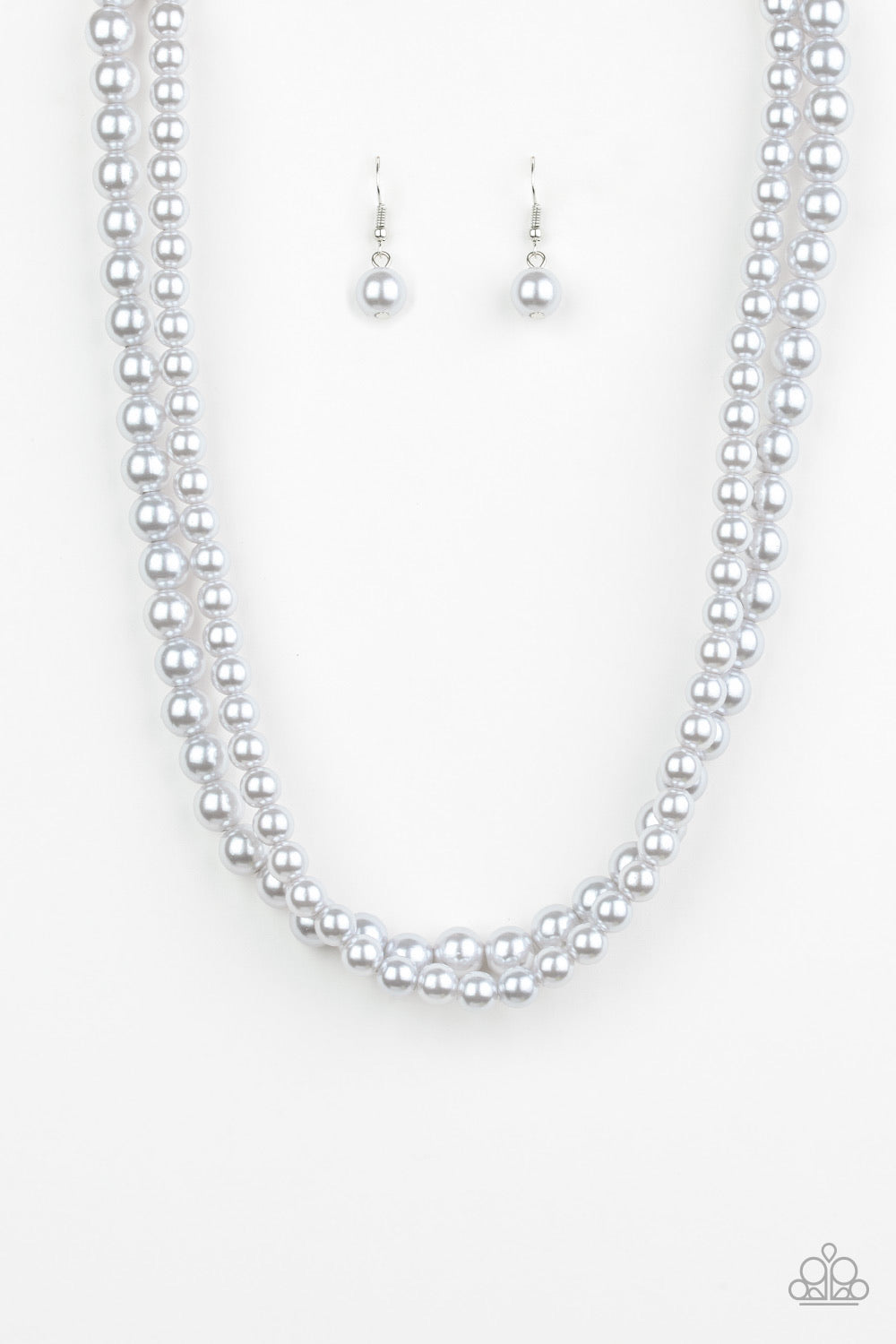 Women Of The Century- Silver Pearl Necklace