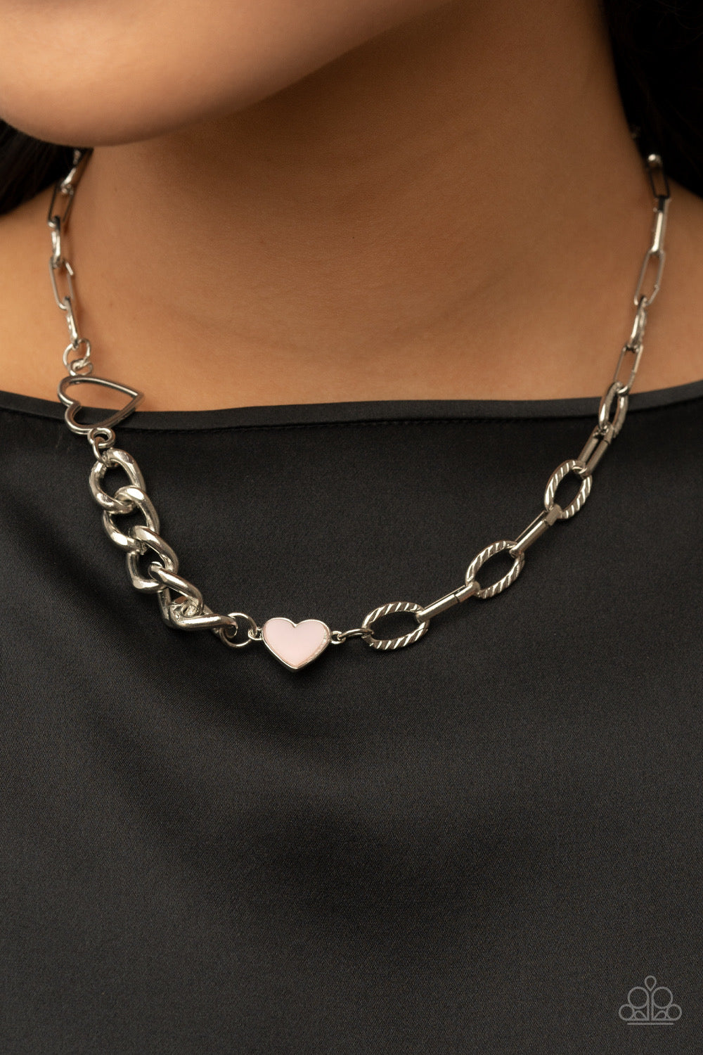 Paparazzi Little Charmer - Pink Necklace P2WH-PKXX-448XX