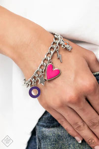 Paparazzi TURN UP THE CHARM - Multi bracelet