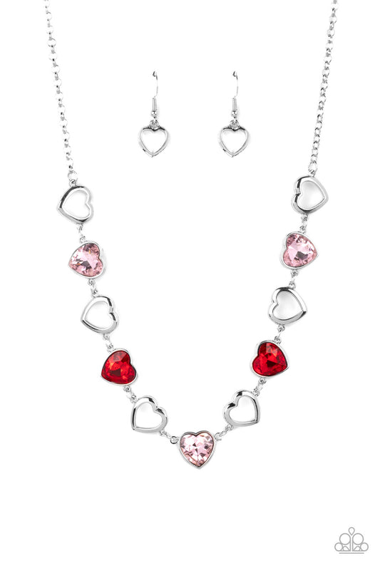 Paparazzi Contemporary Cupid - Multi  Necklace P2WH-MTXX-283KO