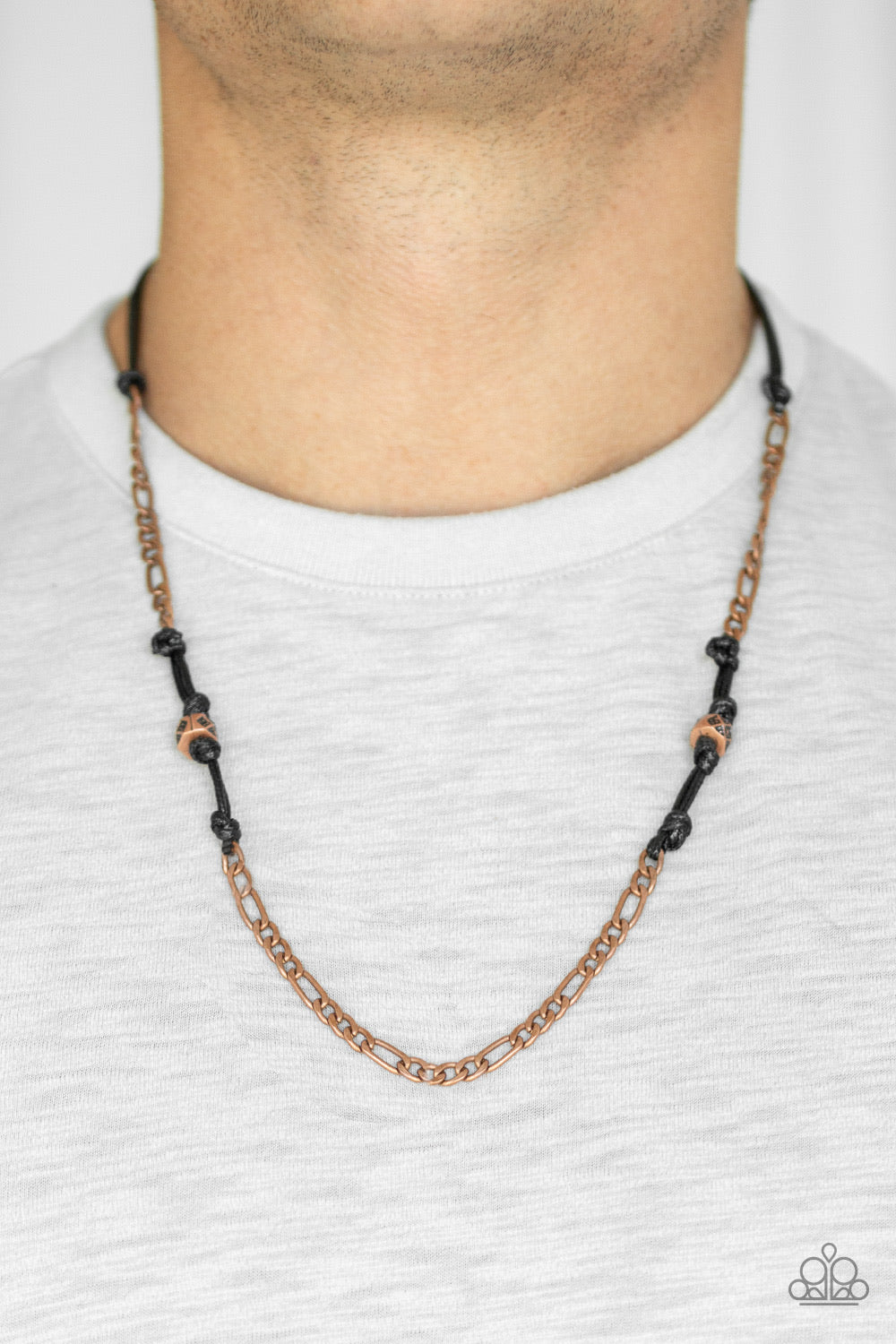 Rural Renegade-Copper Men Necklace