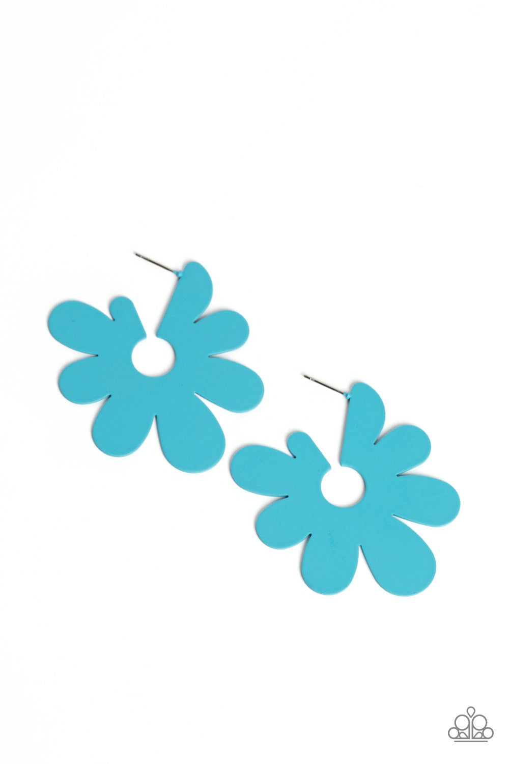 Paparazzi Flower Power Fantasy - Blue  Post Earring P5HO-BLXX-047XX