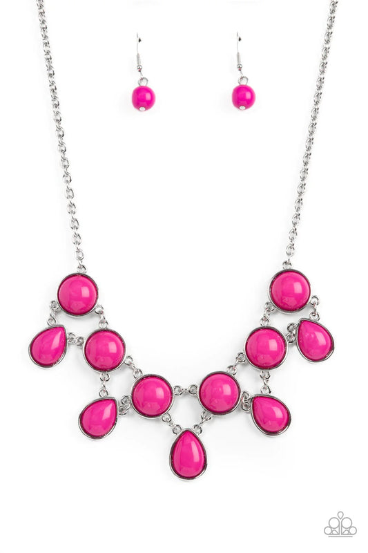 Paparazzi Very Valley Girl - Pink Necklace