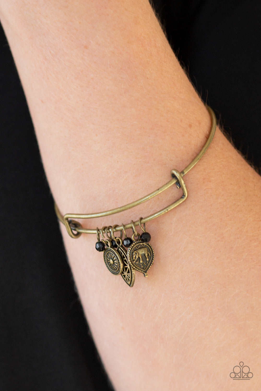 The Elephant In The Room- Brass Bracelet