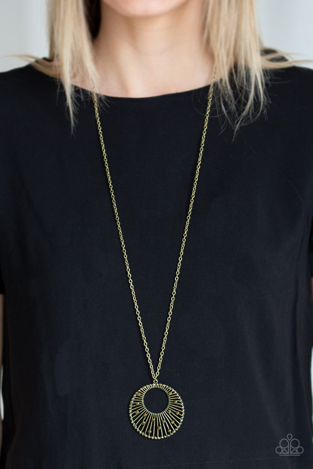 Urban Illumination-Brass Necklace