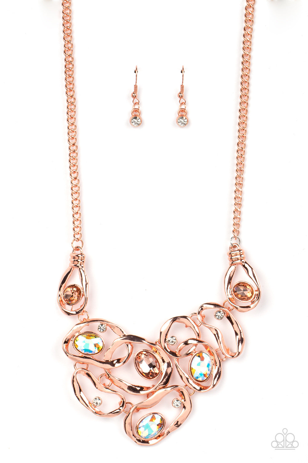 Paparazzi Warp Speed - Copper  Necklace P2ST-CPSH-089XX