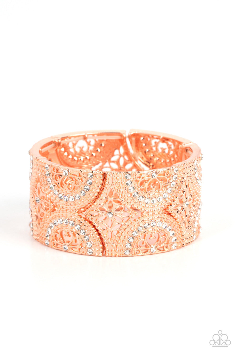 Paparazzi Wheeling and Dealing - Copper Bracelets P9RE-CPSH-124XX