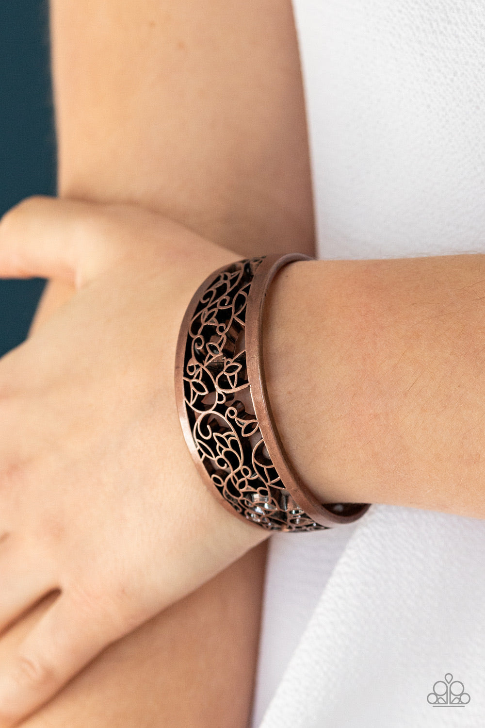 Vine Garden -Copper Cuff Bracelet