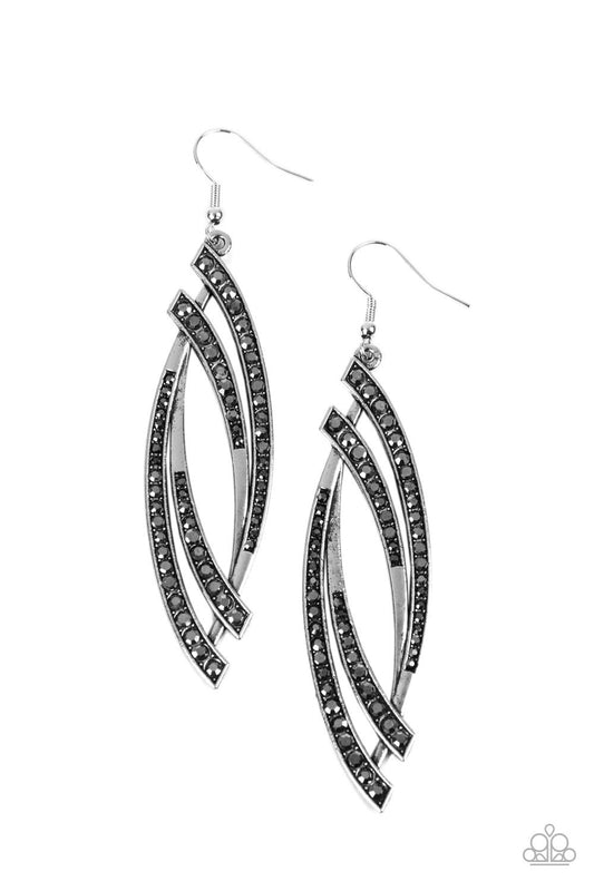 Paparazzi Twinkle for Two - Silver  Earring P5ED-SVXX-149XX