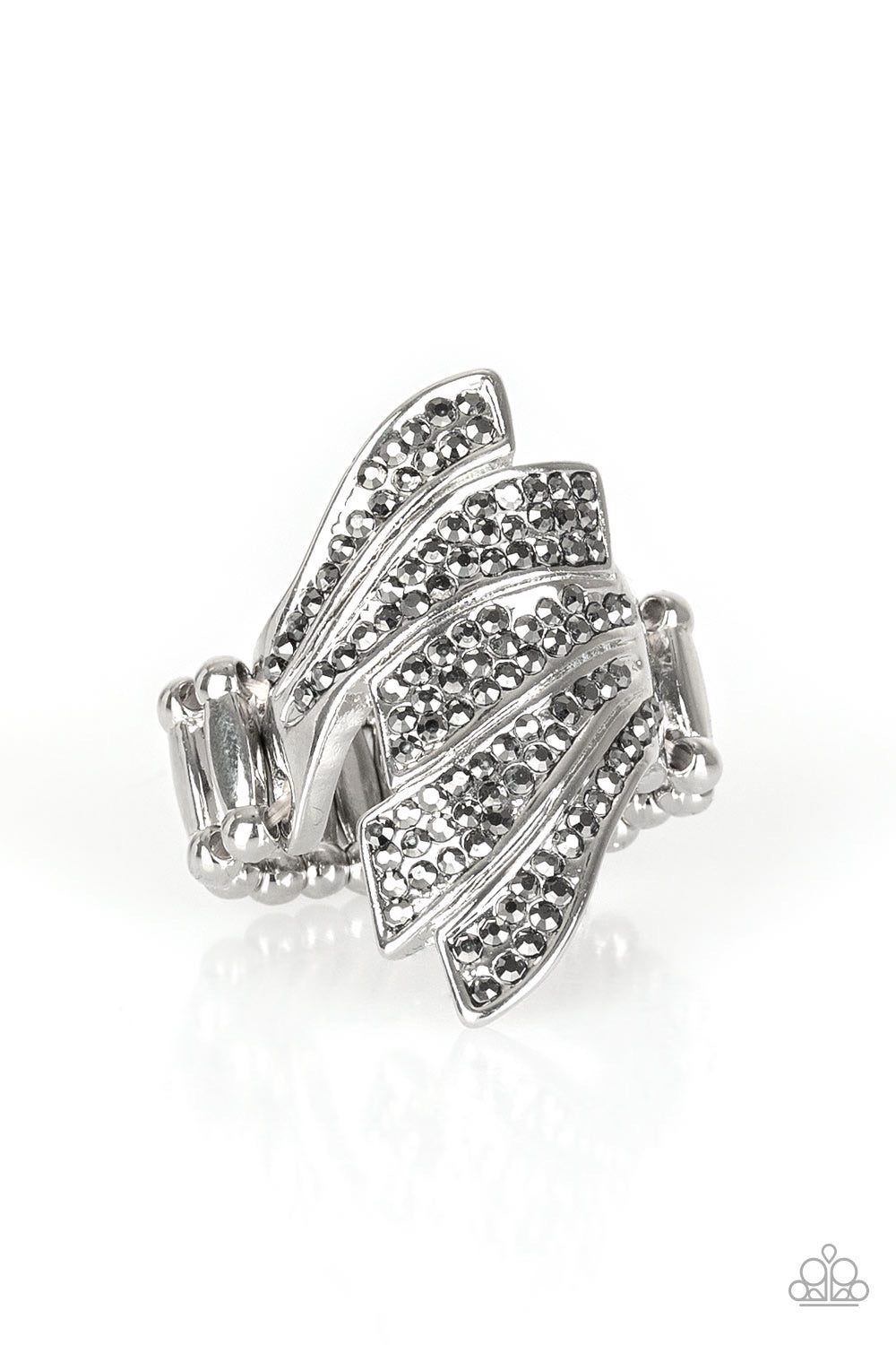 Paparazzi Majestically Monte Carlo-Silver Ring