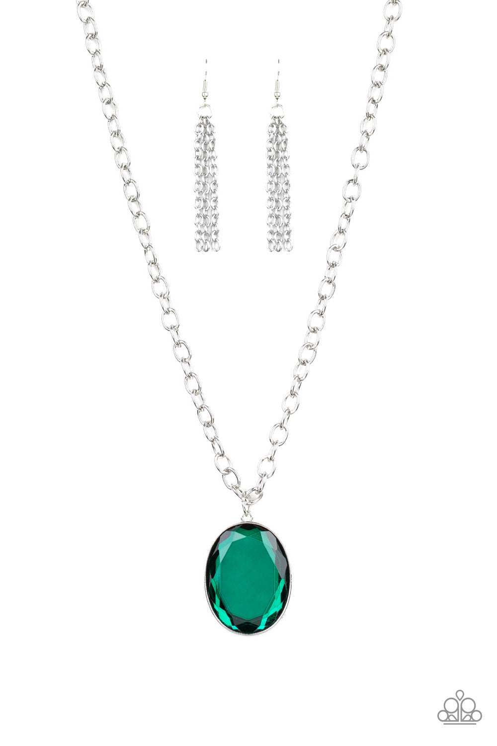 Paparazzi Light As HEIR- Green Necklace