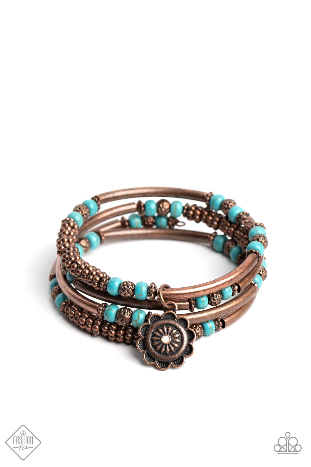 Paparazzi Badlands Bunch - Copper Bracelet Item #P9SE-CPXX-129LL