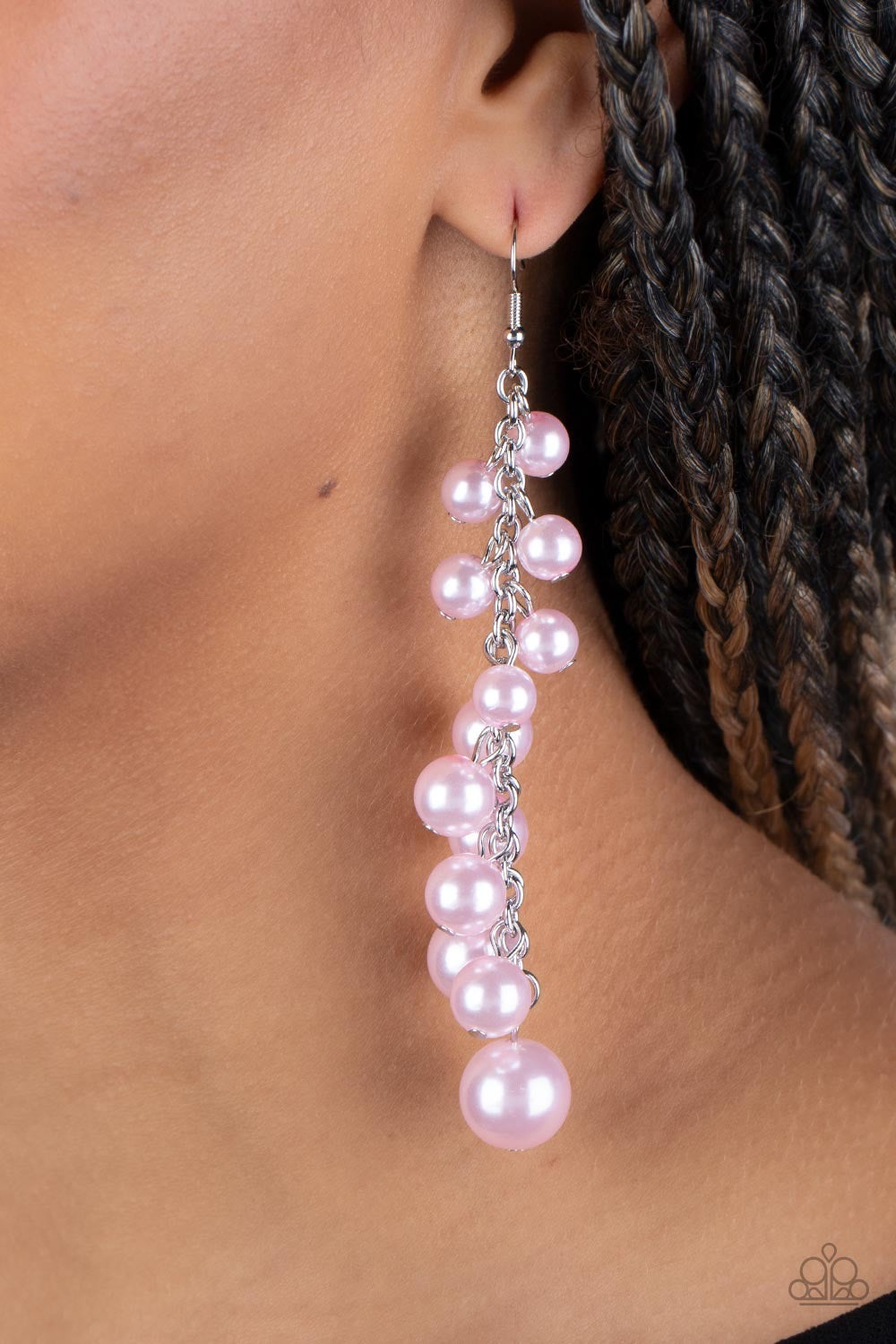 Paparazzi Atlantic Affair - Pink  Earrings P5RE-PKXX-258XX