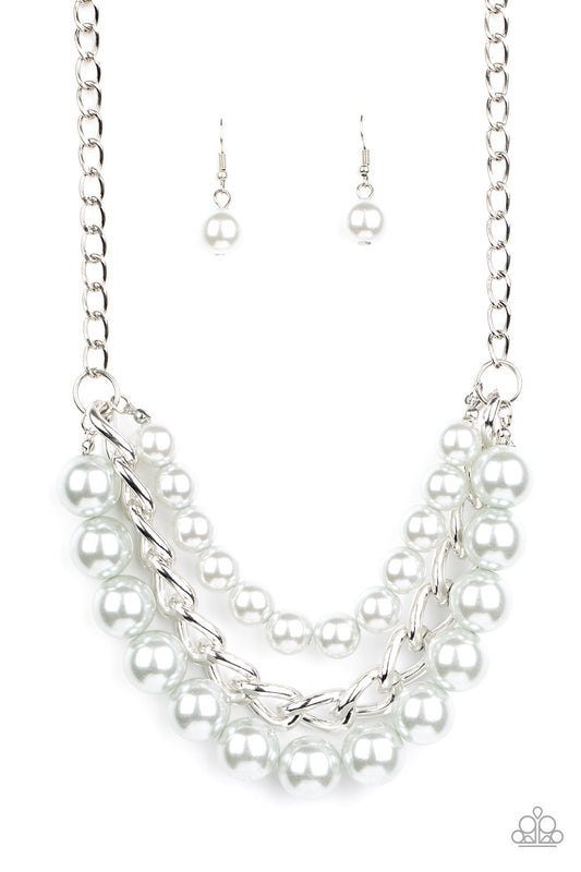 Paparazzi Empire State Empress - Silver  Necklace P2ST-SVXX-065XX