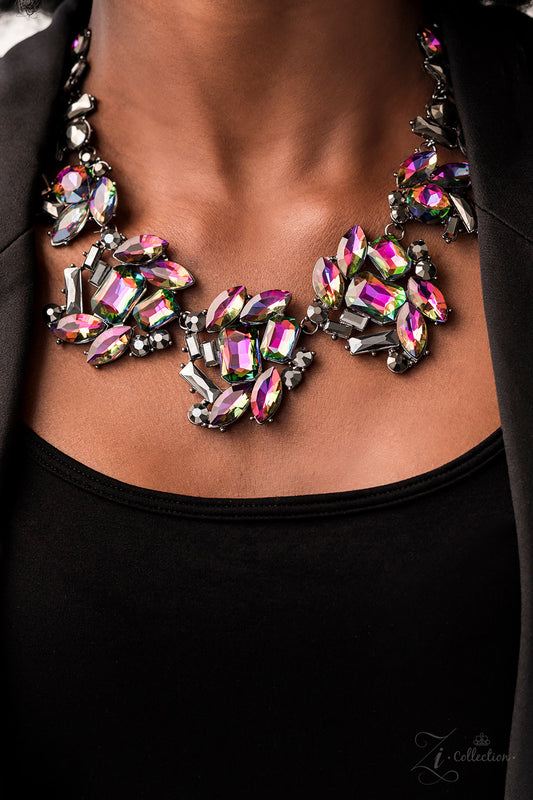 Paparazzi Zi Collection Obsessed - Multi Necklace Z2217