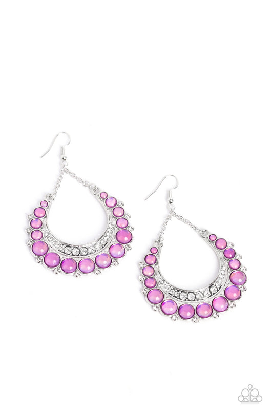 Paparazzi Bubbly Bling-Purple  Earring P5ST-PRXX-019XX