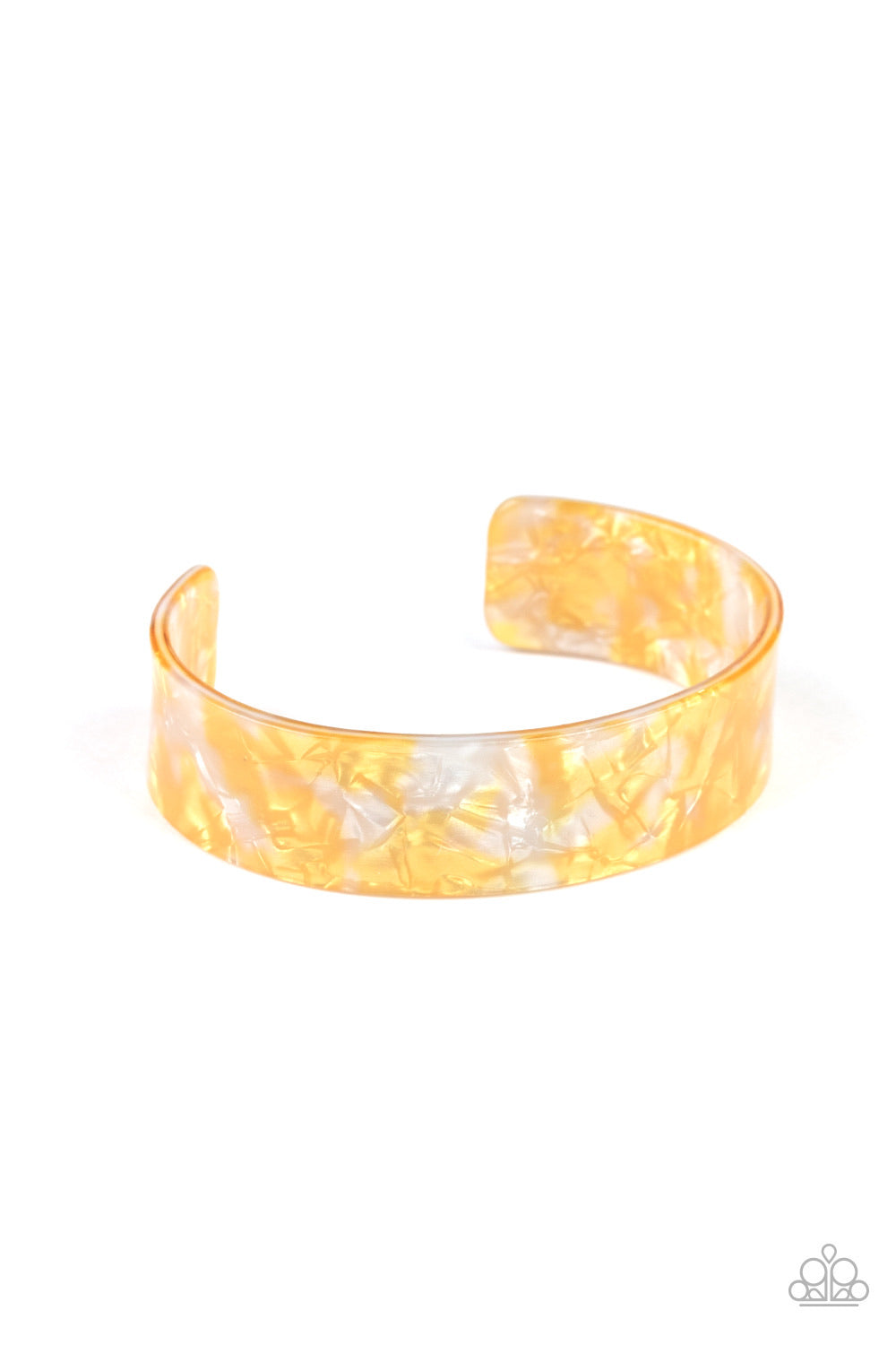 Paparazzi Glaze Daze - Yellow Bracelet  P9SE-YWXX-105XX