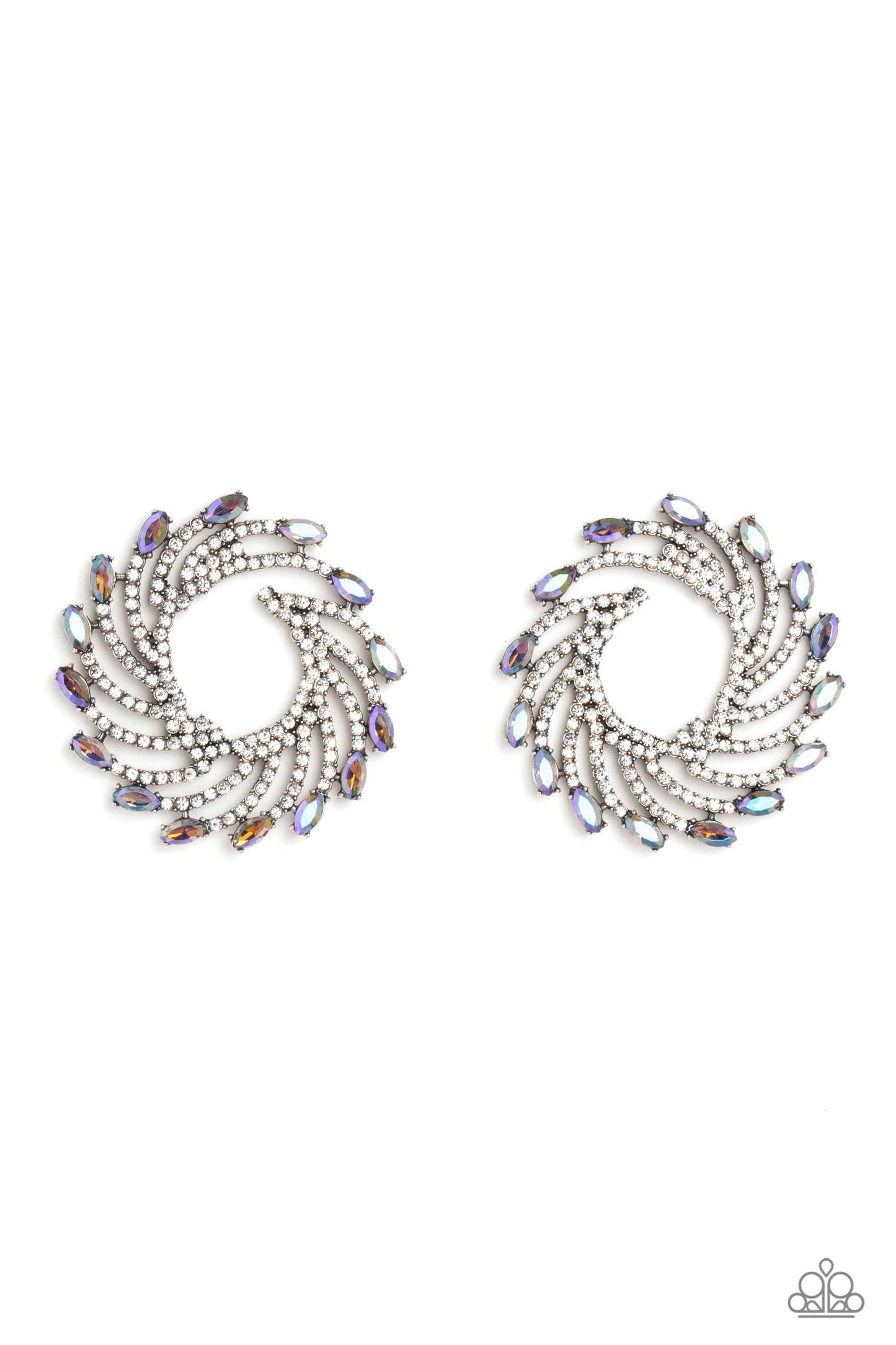 Paparazzi Firework Fanfare - Multi Post Earring P5PO-MTXX-099XX