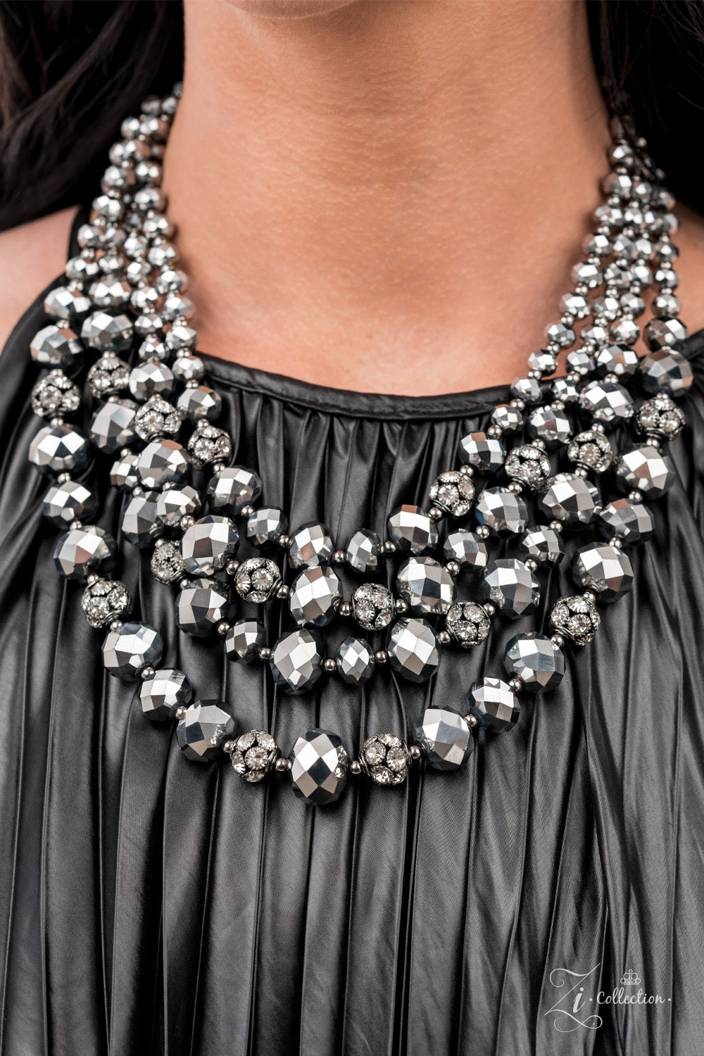 Paparazzi Zi Collection Influential - Black Necklace Z2120