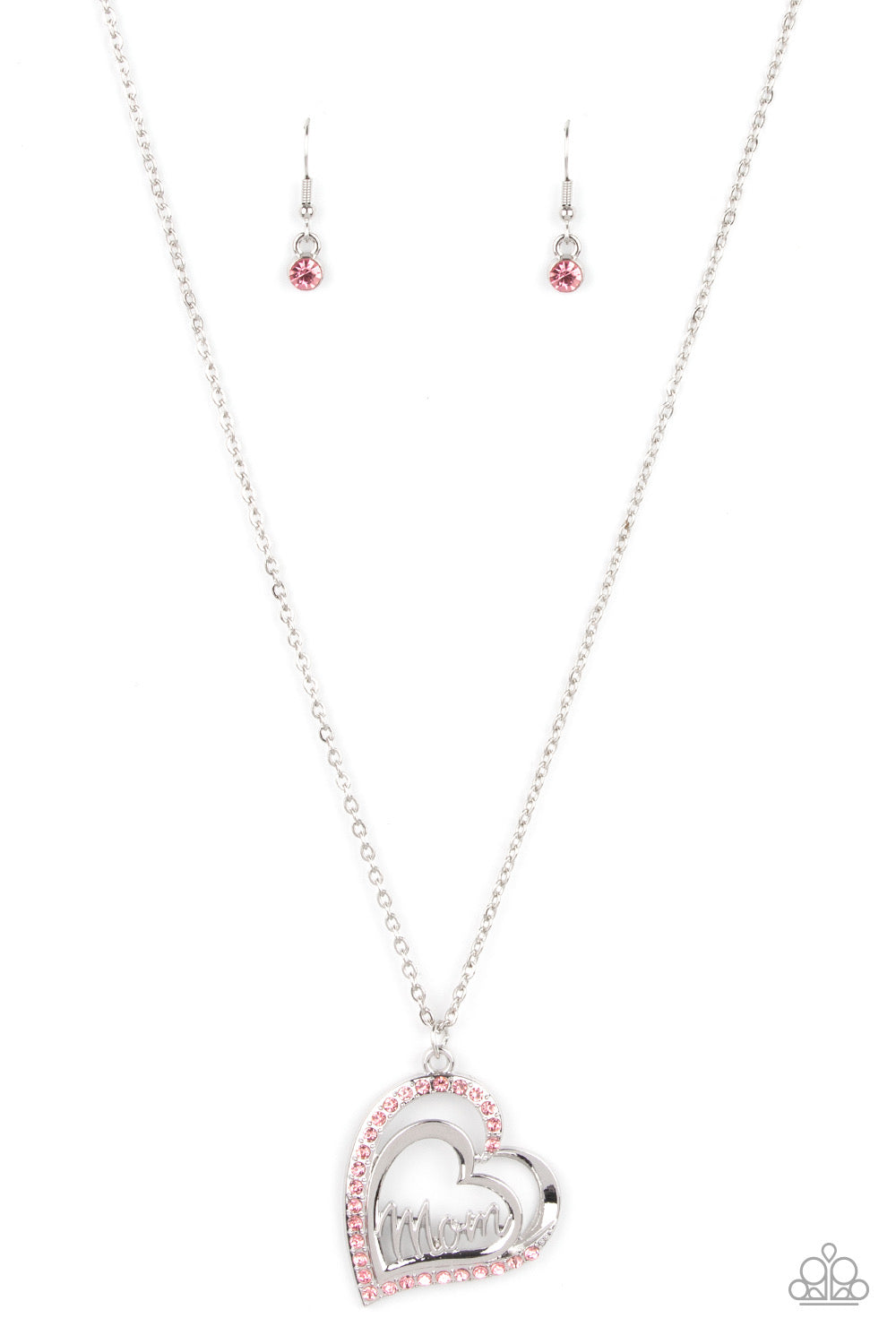 Paparazzi A Mothers Heart- Pink Long Necklace P2WD-PKXX-153XX