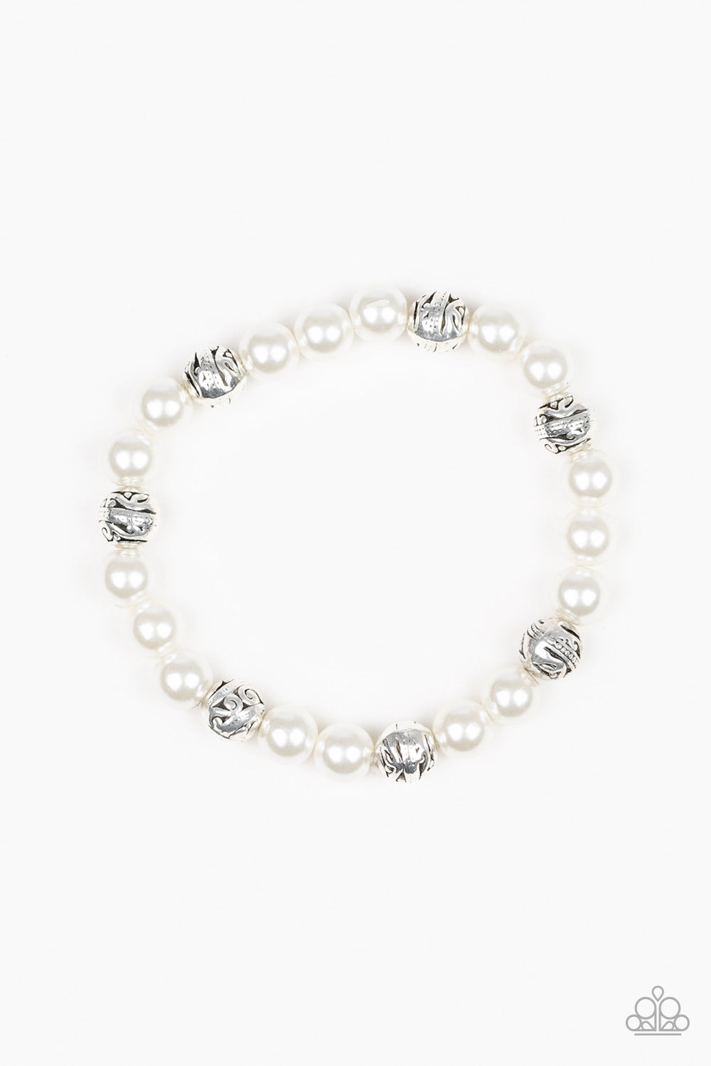 Poised For Perfection - White Bracelet P9RE-WTXX-274XX