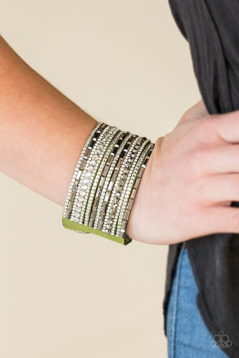 Wham Bam Glam - Green Bracelet