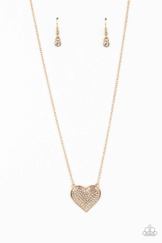 Paparazzi Accessories: Spellbinding Sweetheart - Gold Necklace