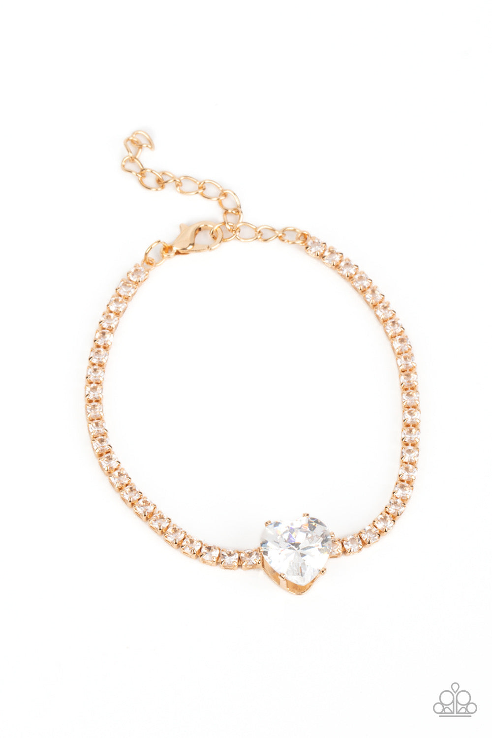 Paparazzi Bedazzled Beauty - Gold  Bracelet P9RE-GDXX-379KE