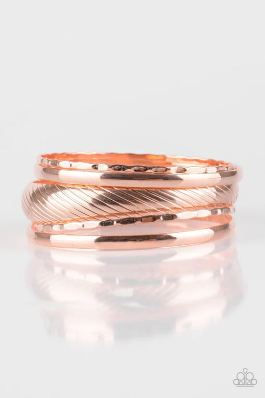 Paparazzi Boss of Boho - Copper Bracelet