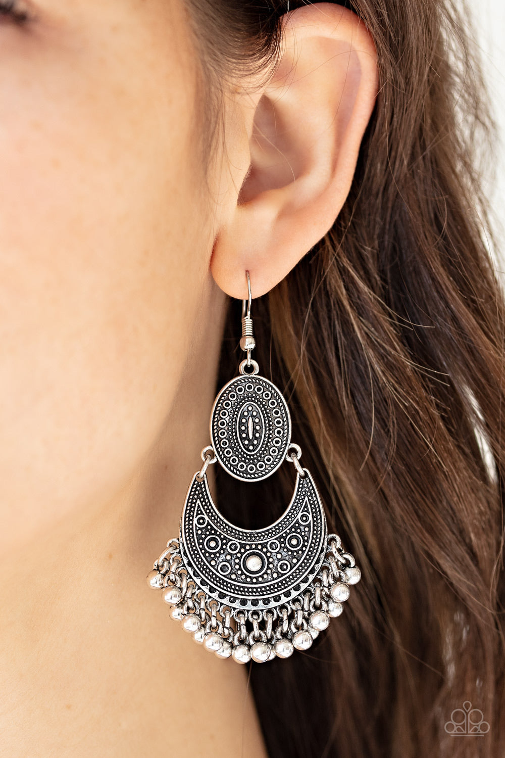 Western Trails-Silver Earring