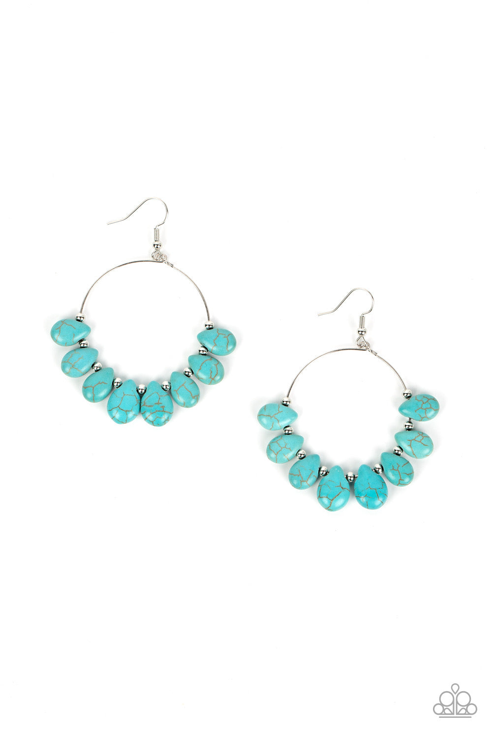 Paparazzi Canyon Quarry - Blue  Earring P5SE-BLXX-318XX