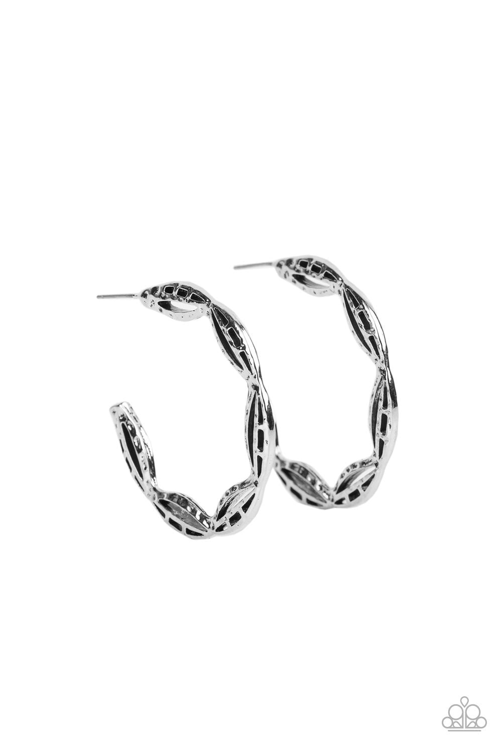 Paparazzi Eco Express - Silver  Earring P5HO-SVXX-289XX