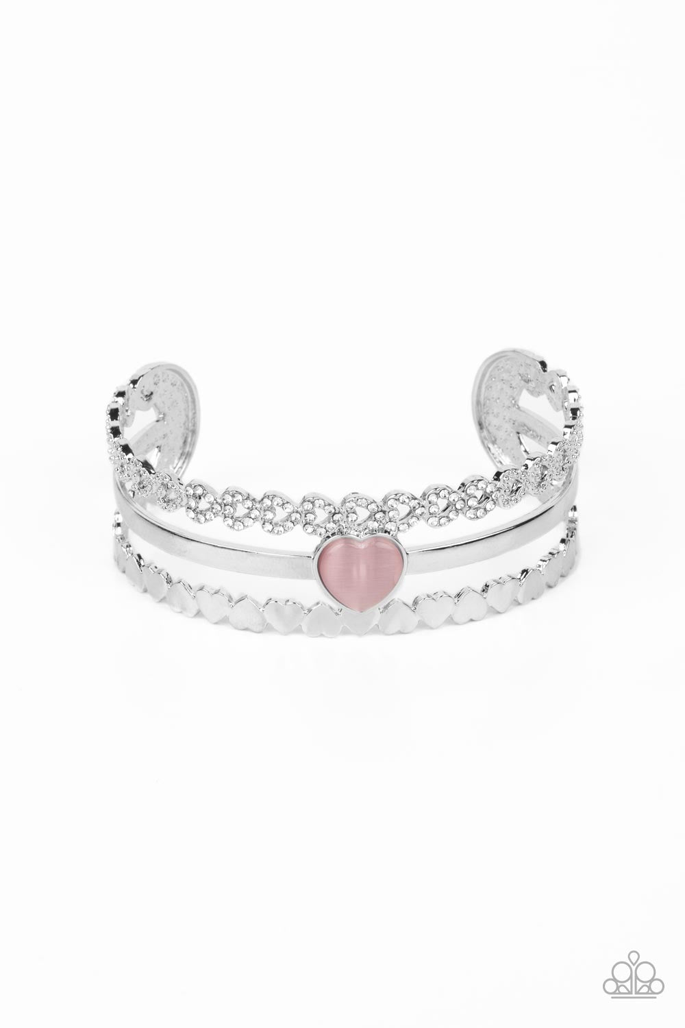 Paparazzi You Win My Heart - Pink Bracelet P9WH-PKXX-311XX