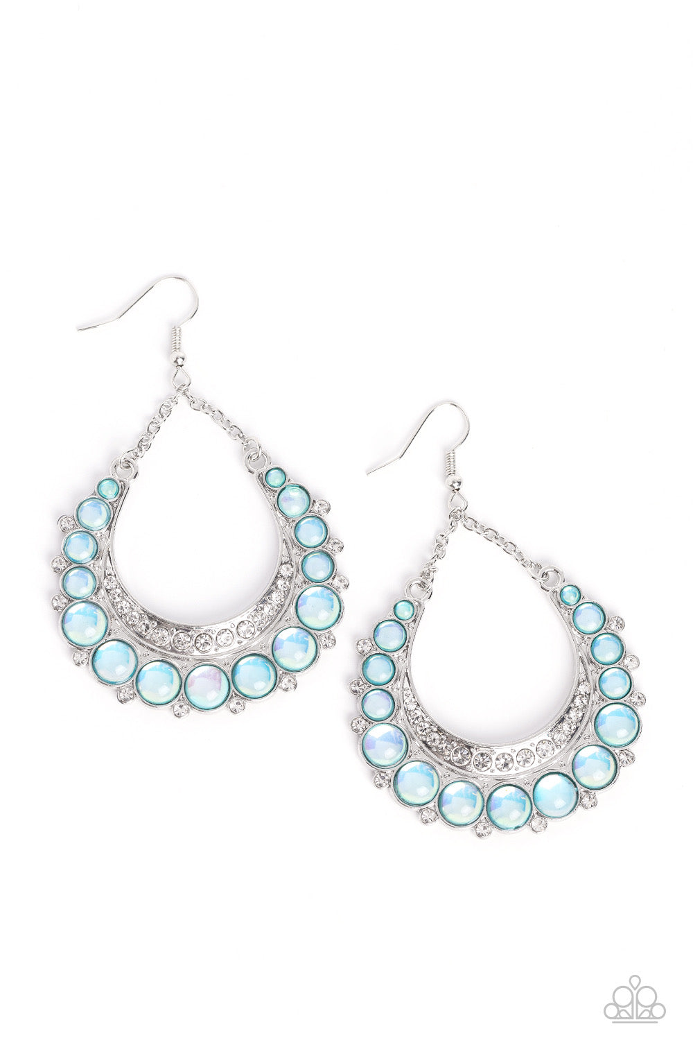 Paparazzi Bubbly Bling - Blue  Earring P5ST-BLXX-037XX