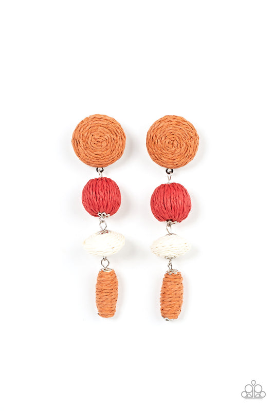 Paparazzi Twine Tango - Multi  Earrings P5PO-MTXX-074XX