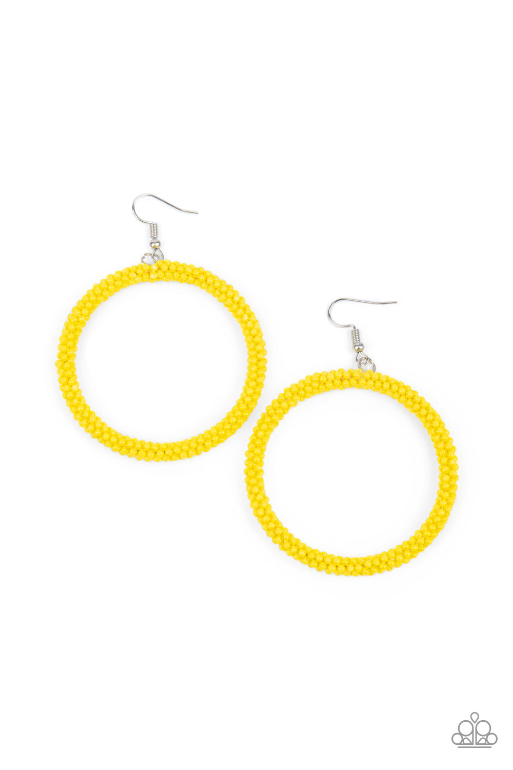 Paparazzi Beauty and the BEACH - Yellow Earring P5SE-YWXX-131XX