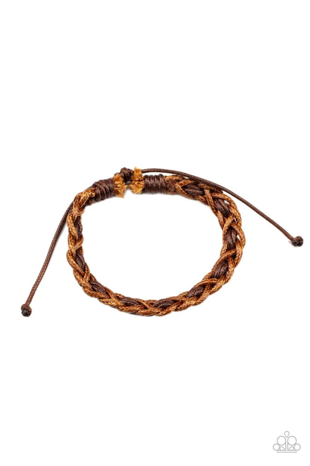 Paparazzi Wanderlust Vibes - Brown Urban Bracelet