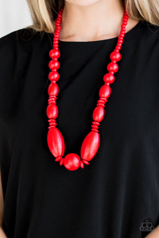 Summer Breezin -Red Necklace