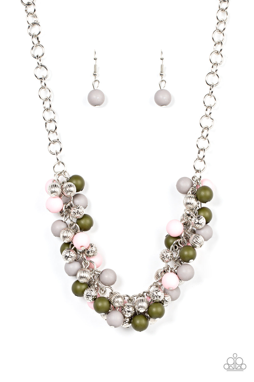 Party Procession - Multi Necklace P2WH-MTXX-258XX