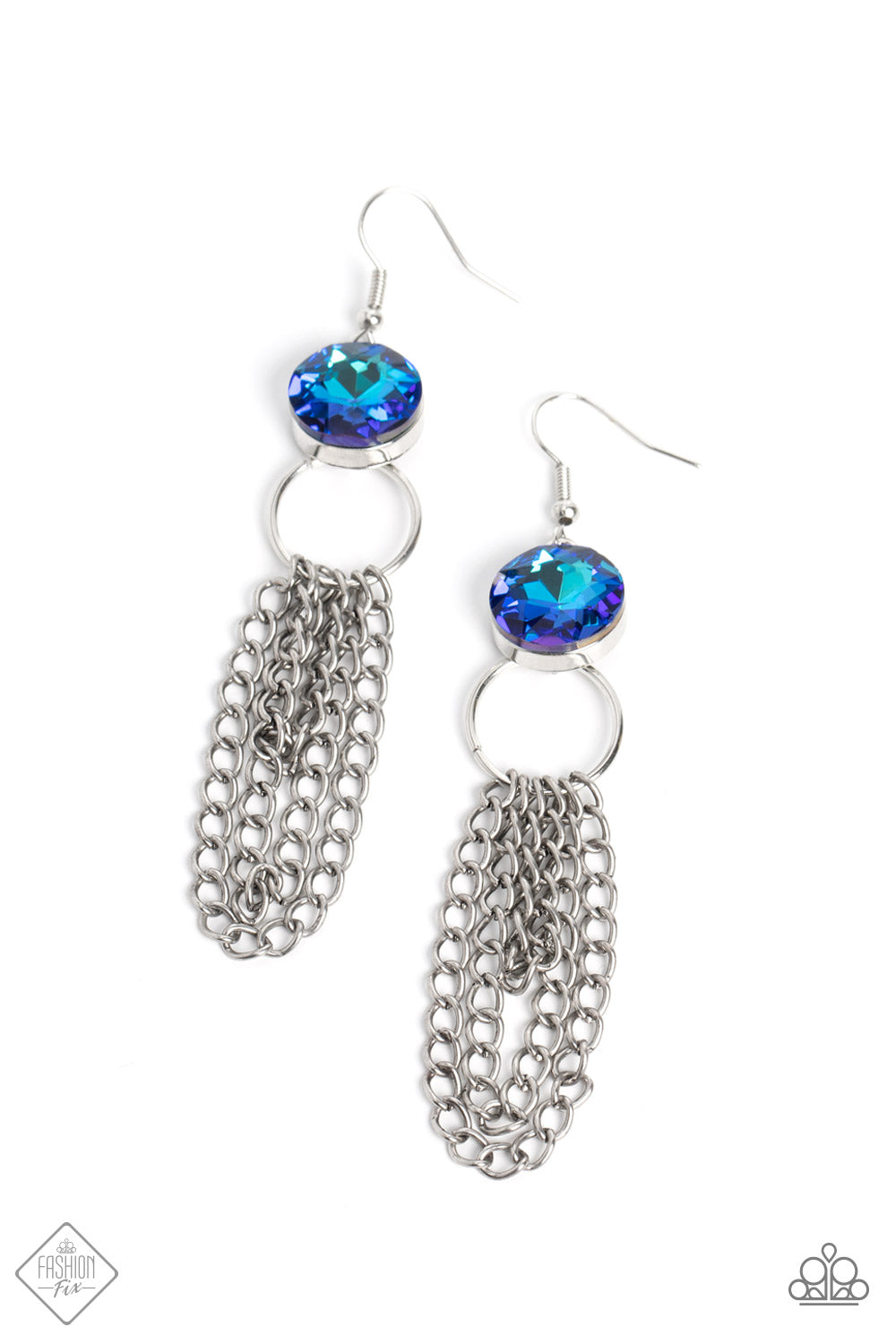 Paparazzi Arthurian A-Lister - Blue Earrings Item #P5IN-BLXX-021KH