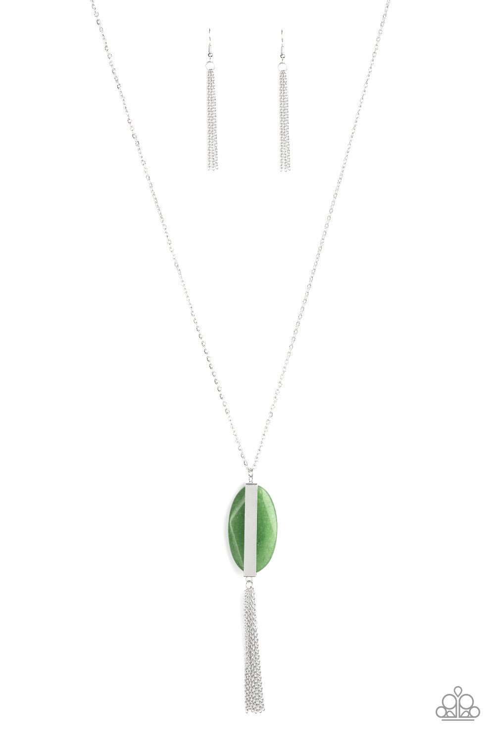 Tranquility Trend -Green Necklace