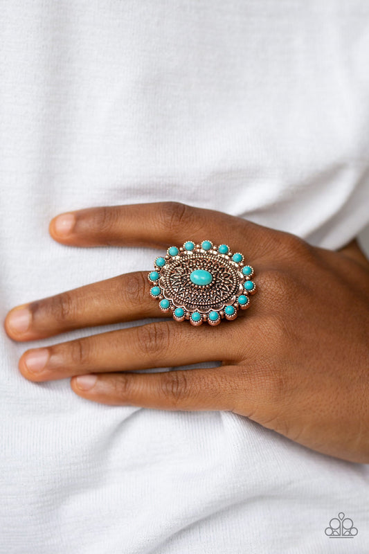 Paparazzi Mesa Mandala- Copper Ring