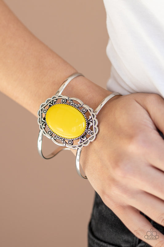 Vibrantly Vibrant- Yellow Bracelet