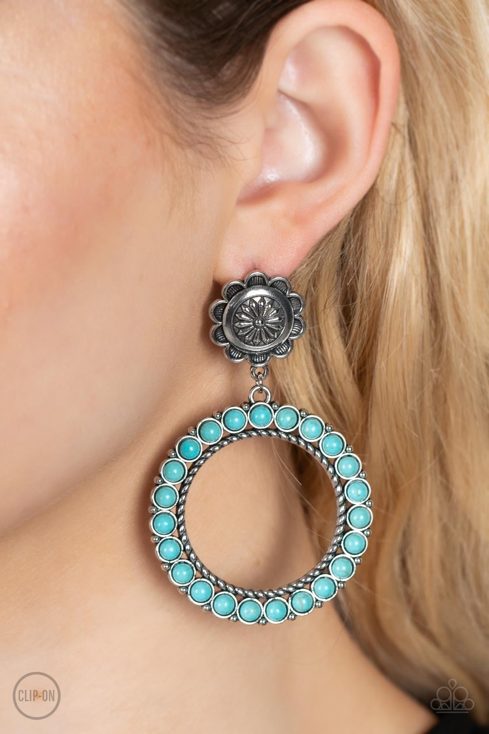 Playfully Prairie - Blue Earring  P5CO-BLXX-056XX