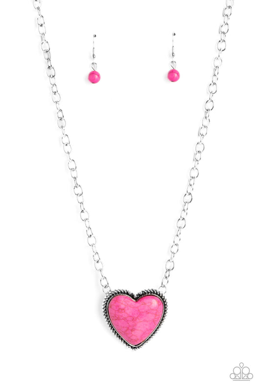 Paparazzi Authentic Admirer-Pink Necklace P2SE-PKXX-244XX