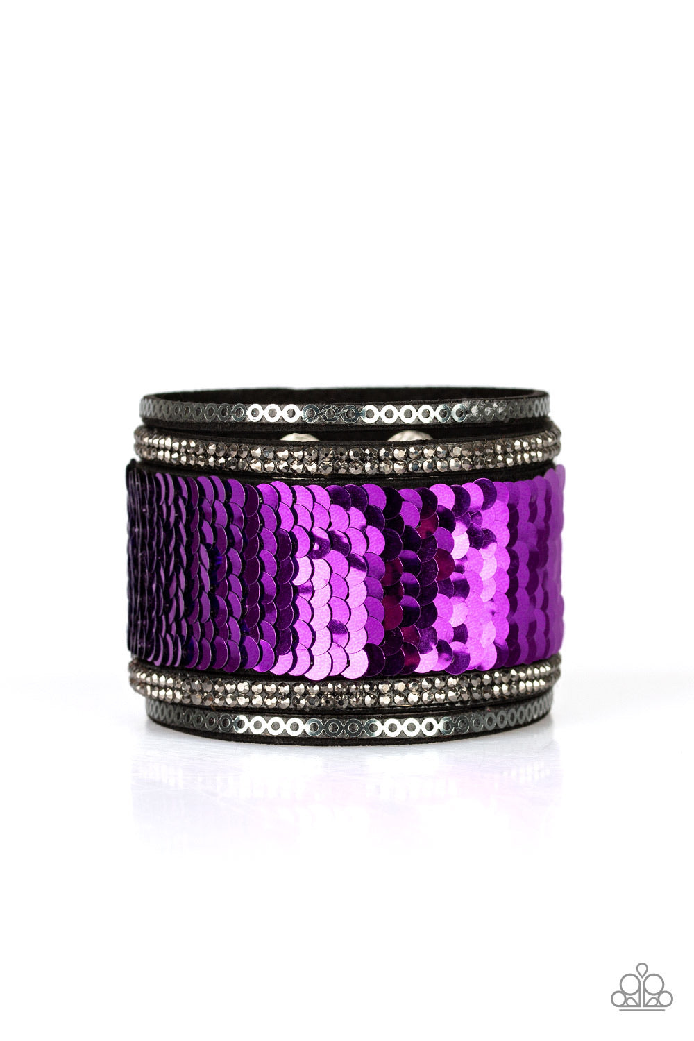 Paparazzi Heads Or MERMAID Tails-Purple Wrap Bracelet