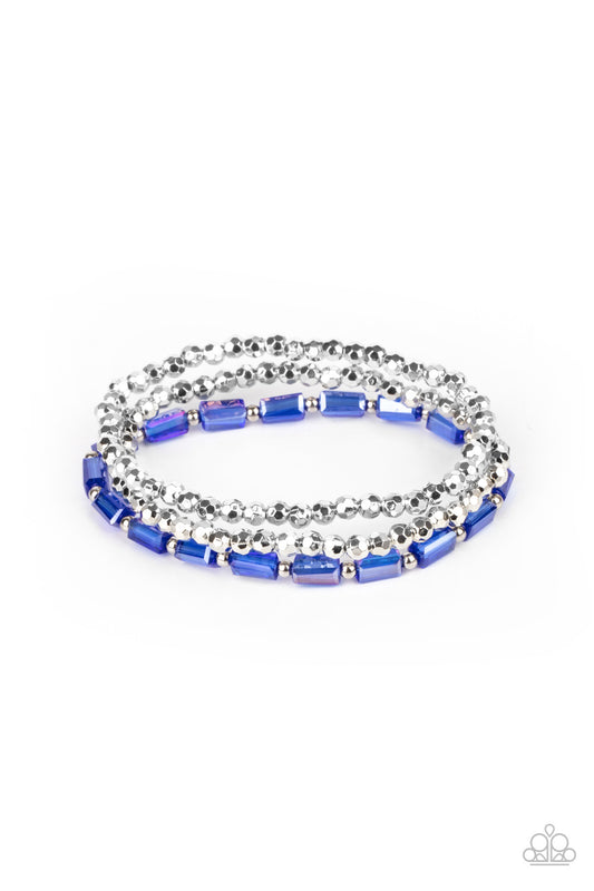 Paparazzi Elegant Essence - Blue Bracelet P9DA-BLXX-083XX