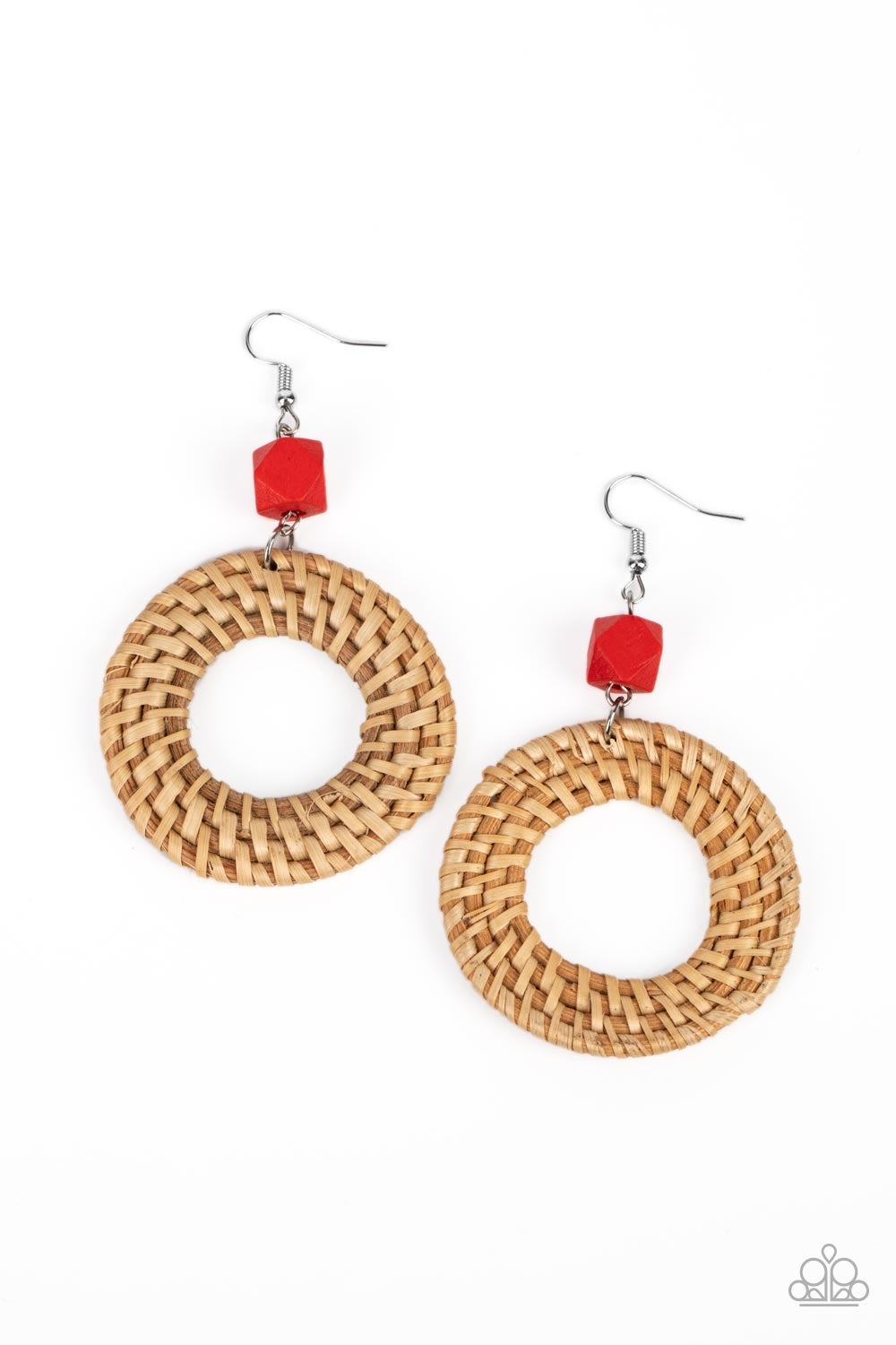 Wildly Wicker - Red  Earring P5SE-RDXX-186XX